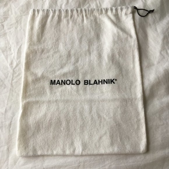 Manolo Blahnik Duster Dust Bag Shoe 